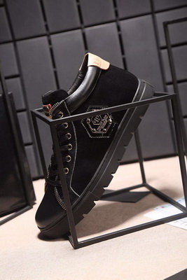 PhiliPP Plein High-Top Fashion Men Shoes--004